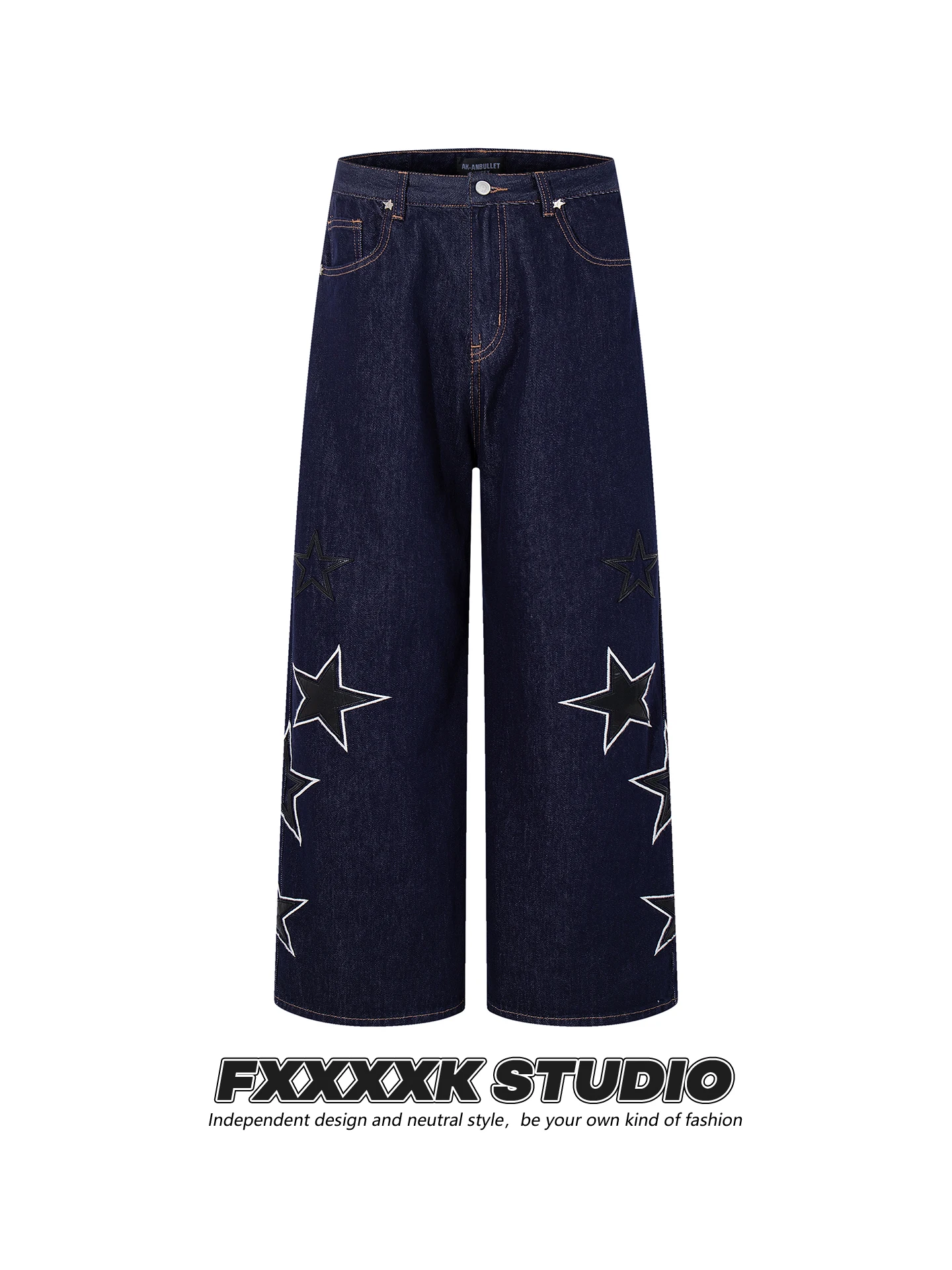 Свободные прямые джинсы унисекс, широкие брюки в стиле хип-хоп, с вышивкой из искусственной кожи, повседневные джинсовые брюки из хлопка
Свободные прямые джинсы унисекс, широкие брюки в стиле хип-хоп, с вышивкой из искусственной кожи, повседневные джинсовые брюки из хлопка