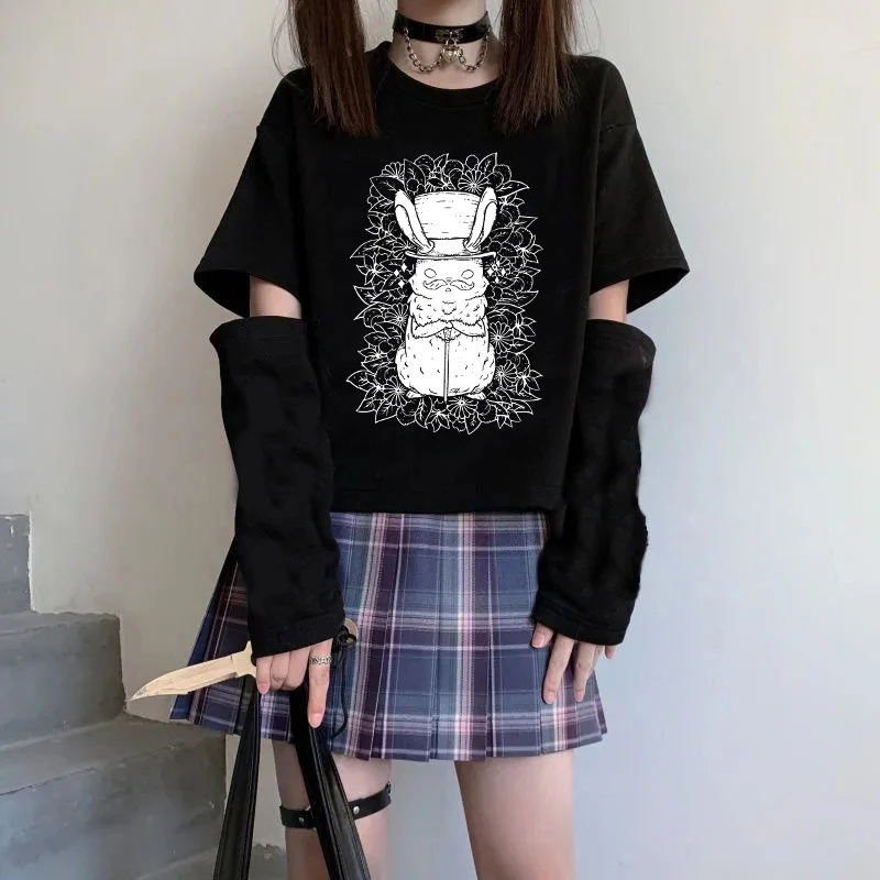 American Retro Street Hip-hop Casual T-shirt Harajuku Y2K Streetwear Fashion Top Punk Creative Cartoon Pattern Printed Women Tee
American Retro Street Hip-hop Casual T-shirt Harajuku Y2K Streetwear Fashion Top Punk Creative Cartoon Pattern Printed Women Tee