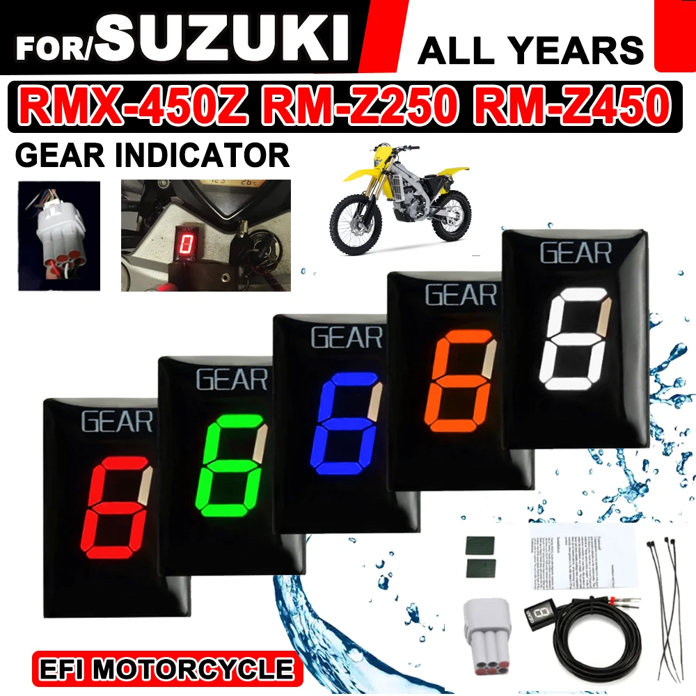 1-6 Gear Display Indicator Speed Meter for SUZUKI RMX450Z RM-Z 250 450 RMX 450Z RM-Z450 Motorcycle Accessories Ecu Direct Mount
1-6 Gear Display Indicator Speed Meter for SUZUKI RMX450Z RM-Z 250 450 RMX 450Z RM-Z450 Motorcycle Accessories Ecu Direct Mount