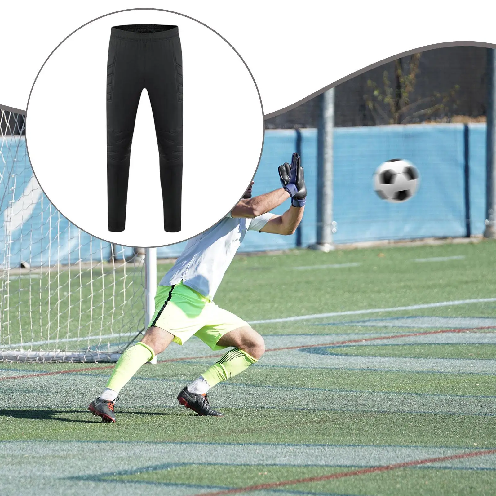 Soccer Goalkeeper Pants Ergonomic Fit Protective Goalie Trousers Comfortable Polyester Sponge for Sports Practice
Soccer Goalkeeper Pants Ergonomic Fit Protective Goalie Trousers Comfortable Polyester Sponge for Sports Practice