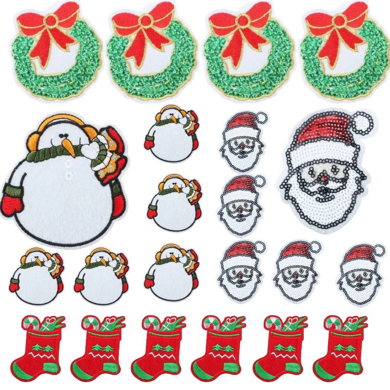 Christmas Series Embroidery Cloth Sticker Cartoon Christmas Elk Snowflake Patch Sticker Ironing Sequins Embroidery Chapter Boy
Christmas Series Embroidery Cloth Sticker Cartoon Christmas Elk Snowflake Patch Sticker Ironing Sequins Embroidery Chapter Boy