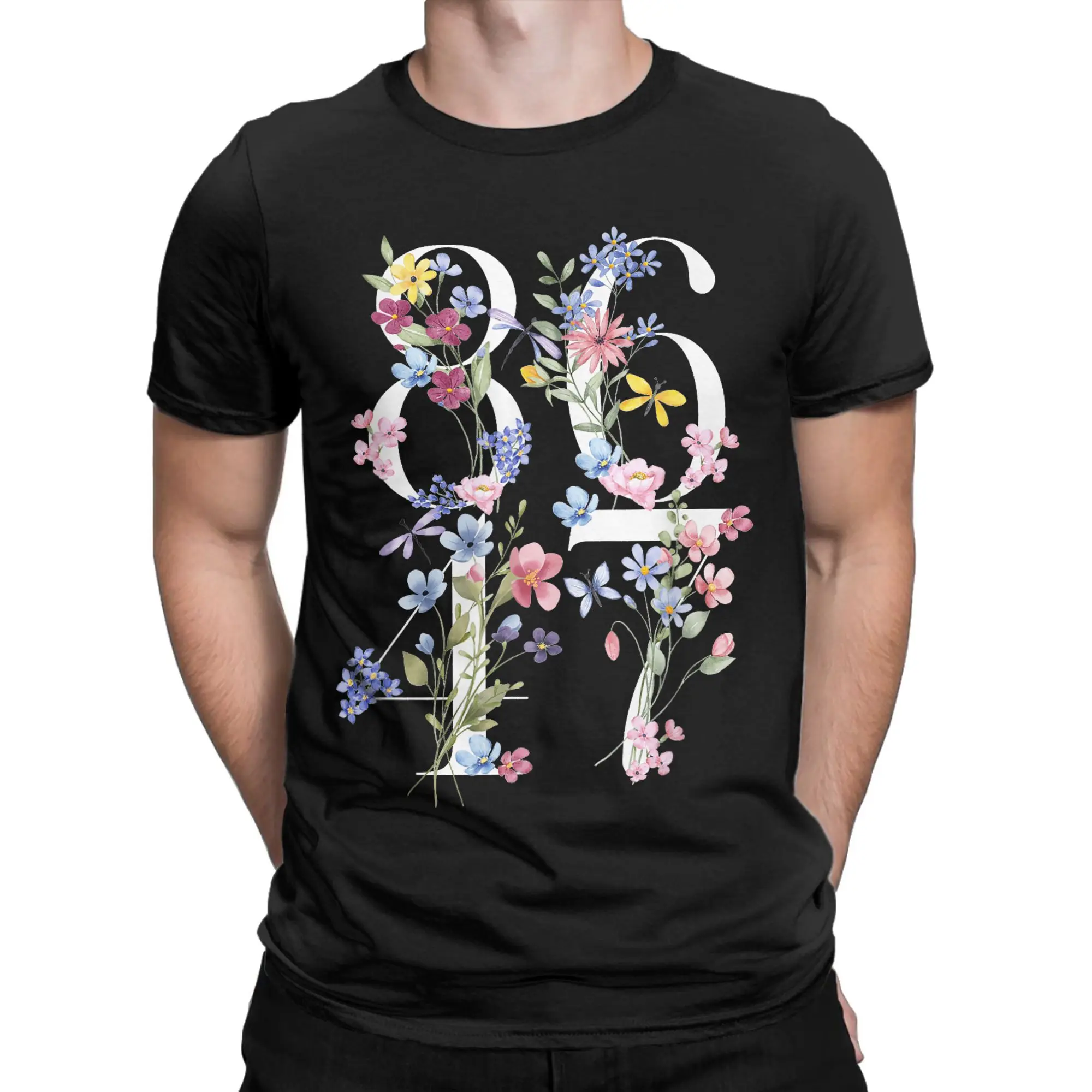 86 47 Floral Boho Style T-Shirts for Men Novelty 100% Cotton Tee Shirt Crewneck Short Sleeve T Shirt Gift Idea Clothes
86 47 Floral Boho Style T-Shirts for Men Novelty 100% Cotton Tee Shirt Crewneck Short Sleeve T Shirt Gift Idea Clothes