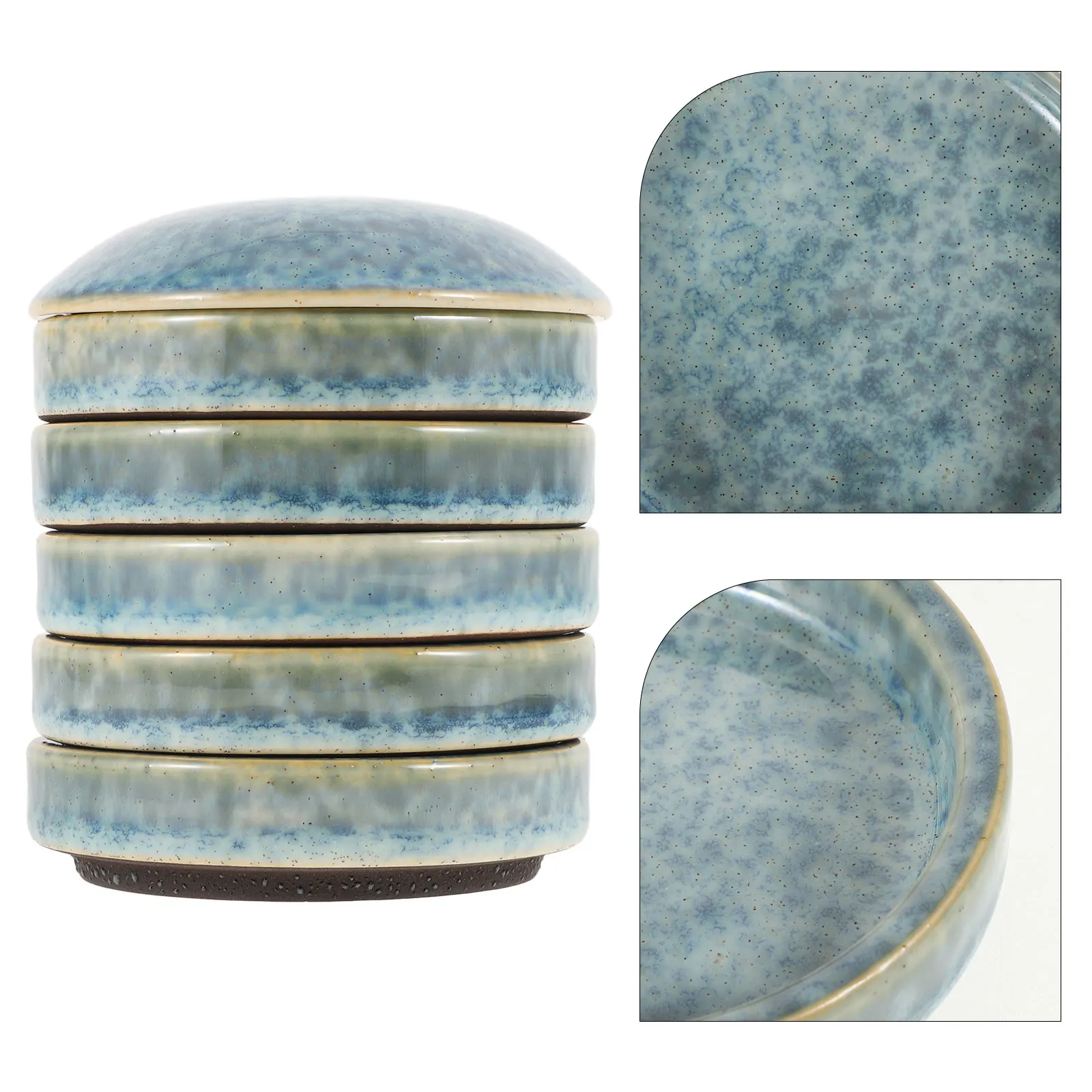 Ceramic Watercolor Palette Durable Smooth Surface Vintage Design Aesthetic Patterns Lid Cover Easy Storage Transport Lightweight
Ceramic Watercolor Palette Durable Smooth Surface Vintage Design Aesthetic Patterns Lid Cover Easy Storage Transport Lightweight