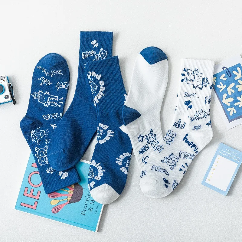 Socks Women Fashion Cute Christmas Kawaii Bear Harajuku Calcetines Streetwear Female Sock Cartoon Cotton Japanese Korean Socks
Socks Women Fashion Cute Christmas Kawaii Bear Harajuku Calcetines Streetwear Female Sock Cartoon Cotton Japanese Korean Socks