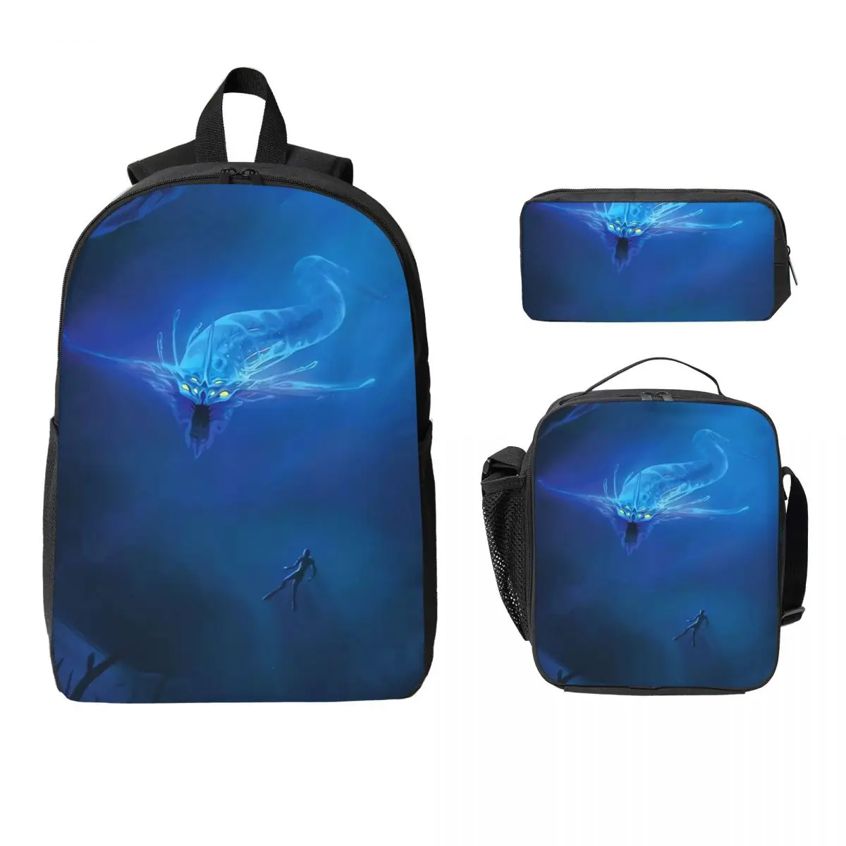Subnautica Ghost Leviathan Backpack Boys Girls BookBag School Bag Computer Shoulder Bags 3ps Insulated Lunch Bag Pencil Case
Subnautica Ghost Leviathan Backpack Boys Girls BookBag School Bag Computer Shoulder Bags 3ps Insulated Lunch Bag Pencil Case