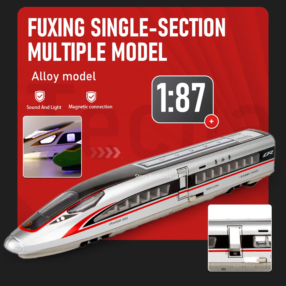 1:87 Fuxing Single Double Section Multiple Car Model Toy Sound Light Cars Doors Opened Magnetic Connection Models Hobby Presents
1:87 Fuxing Single Double Section Multiple Car Model Toy Sound Light Cars Doors Opened Magnetic Connection Models Hobby Presents