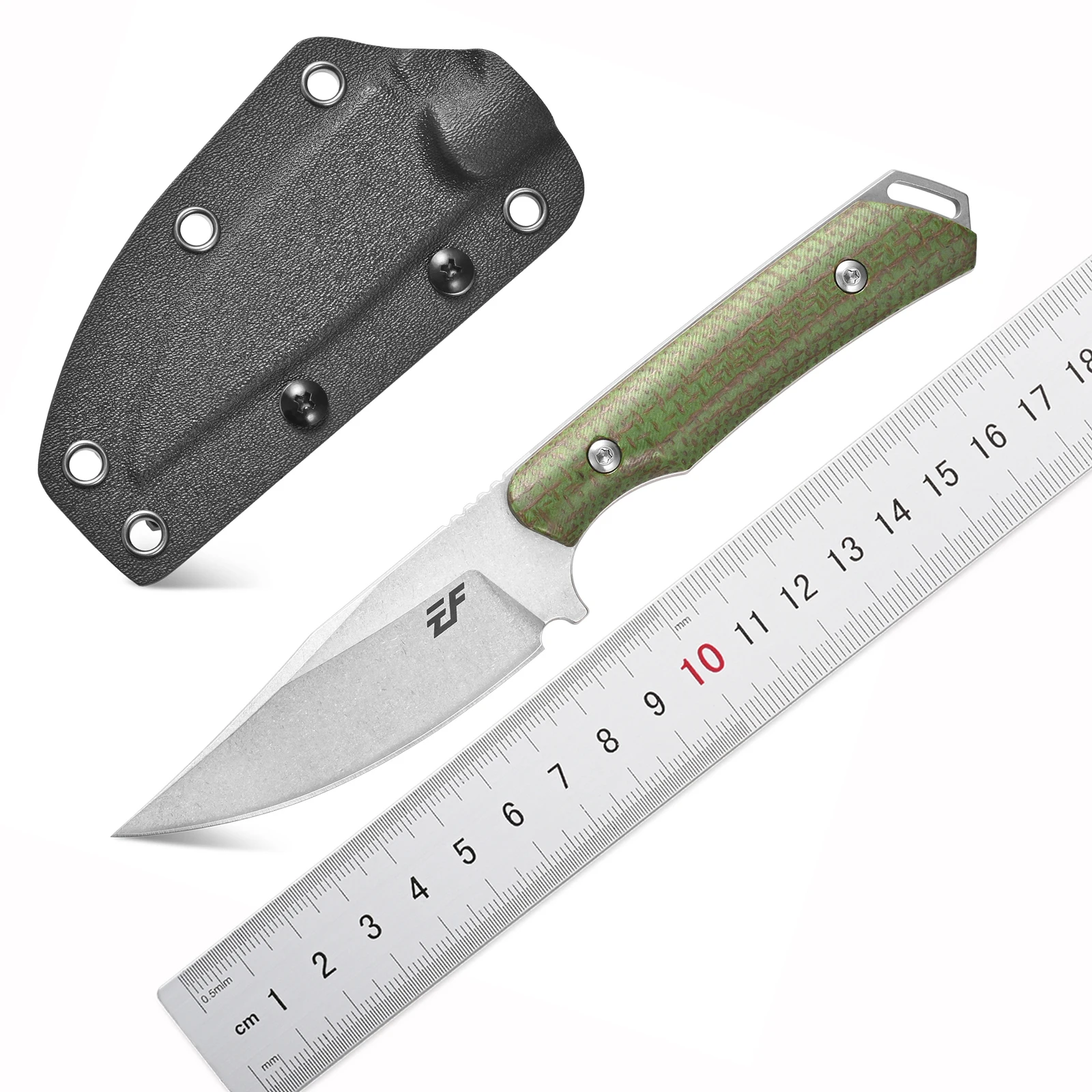 Eafengrow EF168 Fixed Blade Knife AUS-10 Steel Blade Micarta Handle Full Tang Small Handy Carry Knifes for Outdoor Camping
Eafengrow EF168 Fixed Blade Knife AUS-10 Steel Blade Micarta Handle Full Tang Small Handy Carry Knifes for Outdoor Camping