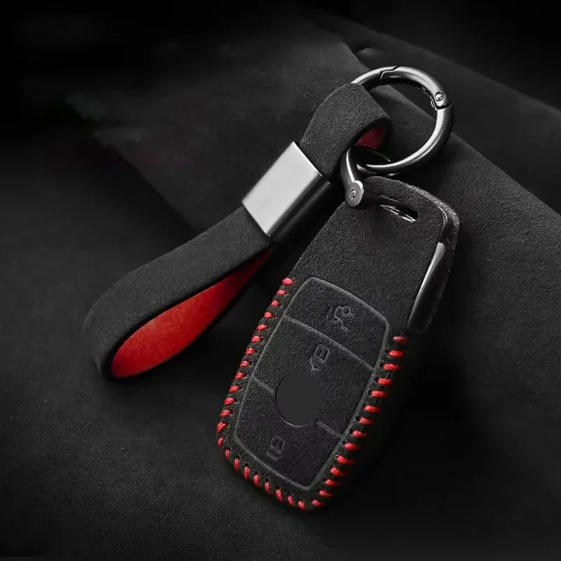 For Mercedes-Benz New C-Class S-Class C200L/260L/S400/450 Top Suede Leather Car Key Case Remote Control Cover Buckle
For Mercedes-Benz New C-Class S-Class C200L/260L/S400/450 Top Suede Leather Car Key Case Remote Control Cover Buckle