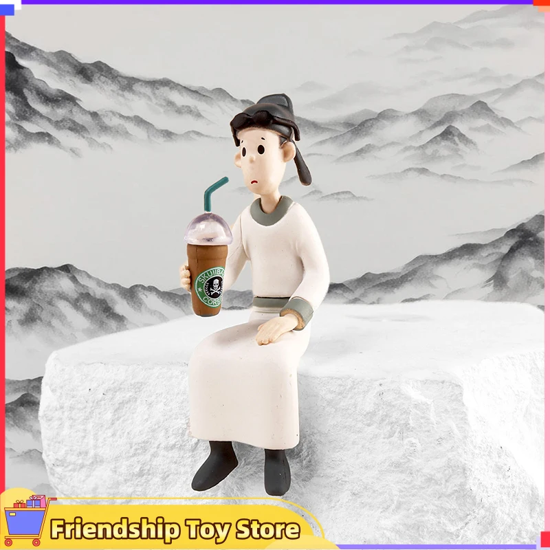 Li Bai Drinks Coffee Wears Sunglasses The Longest Day In Chang'An Character Gk Cartoon Cute Decorative Ornaments Gifts
Li Bai Drinks Coffee Wears Sunglasses The Longest Day In Chang'An Character Gk Cartoon Cute Decorative Ornaments Gifts