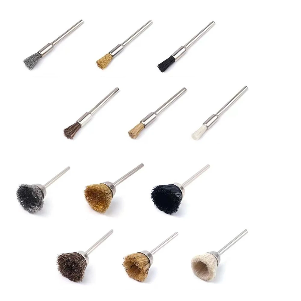 12pcs Brass Brush Steel Wire Wheel Brush Fabric Cloth Drill Polishing Brush For Metal Rust Removal Rotary Tool Electric Grinder
12pcs Brass Brush Steel Wire Wheel Brush Fabric Cloth Drill Polishing Brush For Metal Rust Removal Rotary Tool Electric Grinder