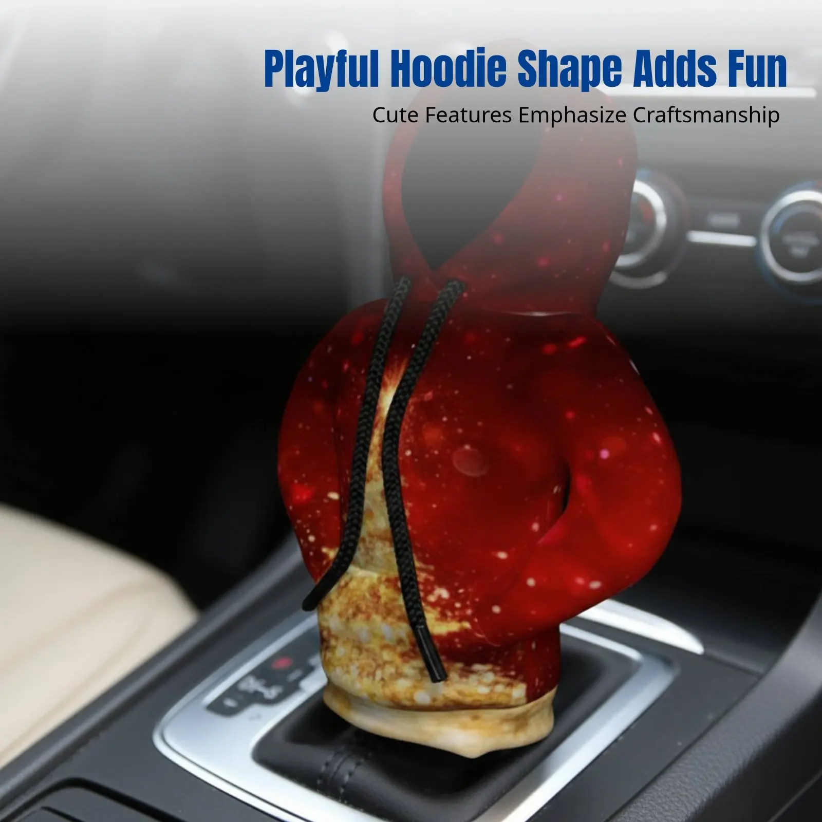 Festive Car Gear Knob Hoodie Cover, Christmas Print, Decorative Polyester Sleeve
Festive Car Gear Knob Hoodie Cover, Christmas Print, Decorative Polyester Sleeve