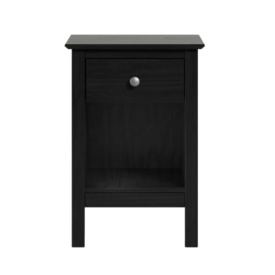 One Drawer End Table Nightstand Black
One Drawer End Table Nightstand Black