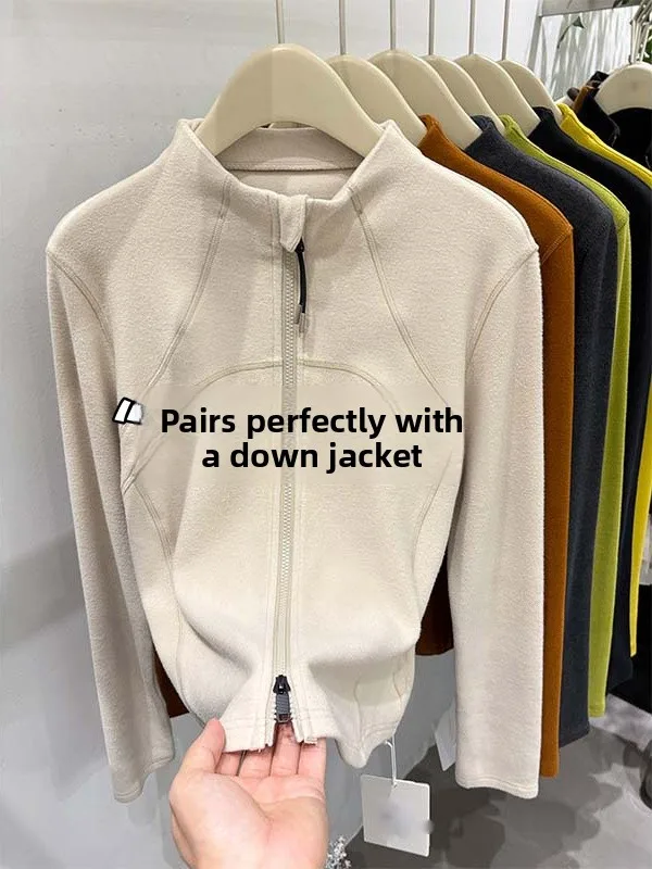 American Retro Double Zipper Open Cardigan Double Sided Fleece Women's Autumn Winter Thick Warm Base Shirt Top
American Retro Double Zipper Open Cardigan Double Sided Fleece Women's Autumn Winter Thick Warm Base Shirt Top