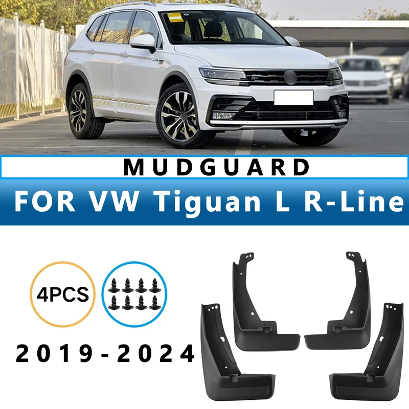 Mud Flaps Fit for Volkswagen Tiguan L R-Line 2019-2024 2020 Mudguards Tire Fenders Splash Proof Accessories Wheel Guards 4ps
Mud Flaps Fit for Volkswagen Tiguan L R-Line 2019-2024 2020 Mudguards Tire Fenders Splash Proof Accessories Wheel Guards 4ps
