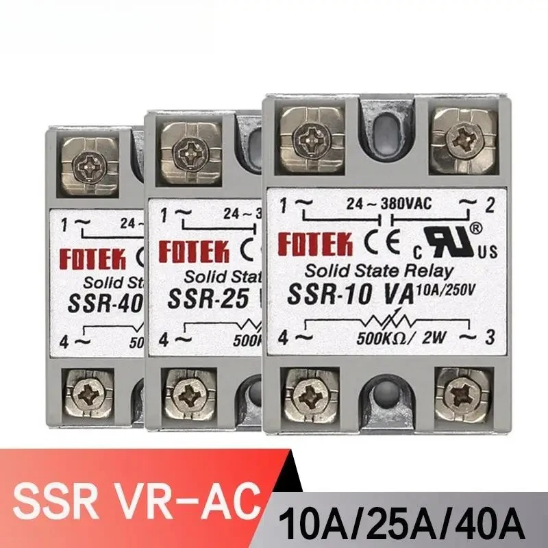 Модуль твердотельного реле 3-32 В SSR-10VA SSR-25VA SSR-40VA 10A 25A 40A Регулятор расслабления 24-380 В переменного тока Выход
Модуль твердотельного реле 3-32 В SSR-10VA SSR-25VA SSR-40VA 10A 25A 40A Регулятор расслабления 24-380 В переменного тока Выход