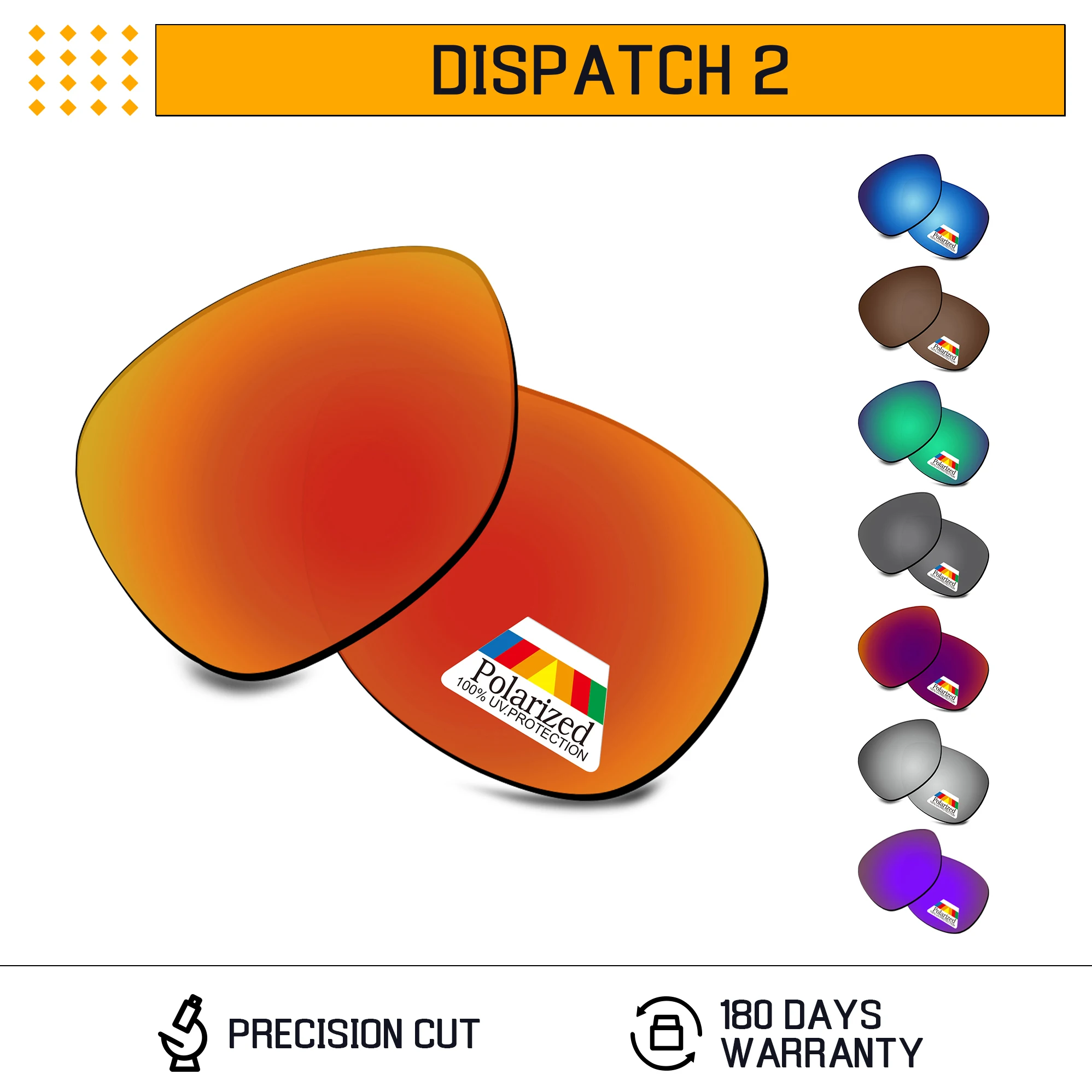 Rarayvix Polarized Replacement Lenses UV400 Protective for Oakley Dispatch 2 OO9150 - 61mm Sunglasses
Rarayvix Polarized Replacement Lenses UV400 Protective for Oakley Dispatch 2 OO9150 - 61mm Sunglasses