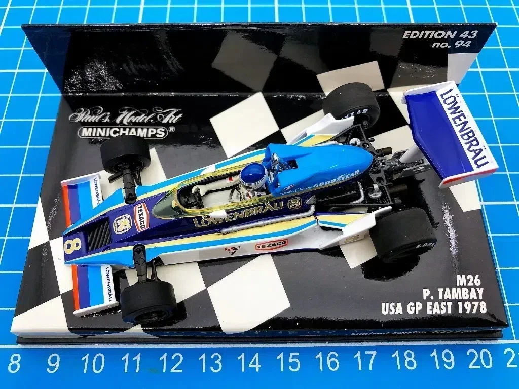 Minichamps 1:43 F1 M26 1978 Tambay America Simulation Limited Edition Resin Metal Static Car Model Toy Gift
Minichamps 1:43 F1 M26 1978 Tambay America Simulation Limited Edition Resin Metal Static Car Model Toy Gift