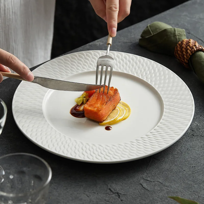 French Ceramic Tableware Home Kitchen Accessories Ceramic Bowl Home Bowls Plates Serving Plates in Western Restaurants
French Ceramic Tableware Home Kitchen Accessories Ceramic Bowl Home Bowls Plates Serving Plates in Western Restaurants