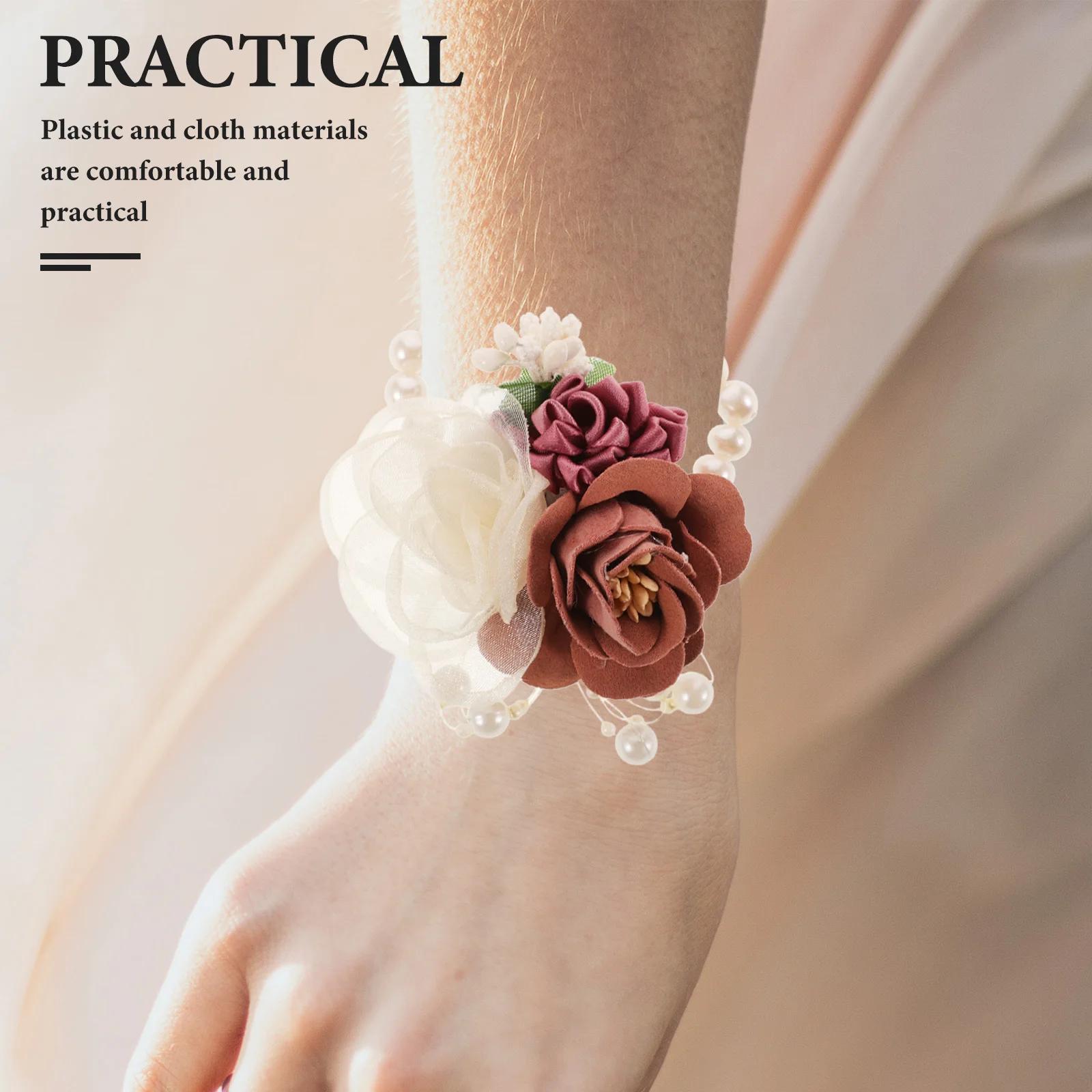 6Pcs Wrist Corsage Bridal Wrist Flower Artificial Floral Wristlet Wedding Decoration Bridesmaid Flower Bracelet
6Pcs Wrist Corsage Bridal Wrist Flower Artificial Floral Wristlet Wedding Decoration Bridesmaid Flower Bracelet