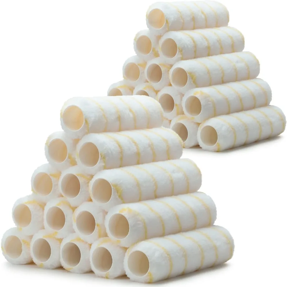 24 Pack Microfiber Paint Roller Covers 9x12in Large Naps for Walls Ceilings Home Painting
24 Pack Microfiber Paint Roller Covers 9x12in Large Naps for Walls Ceilings Home Painting