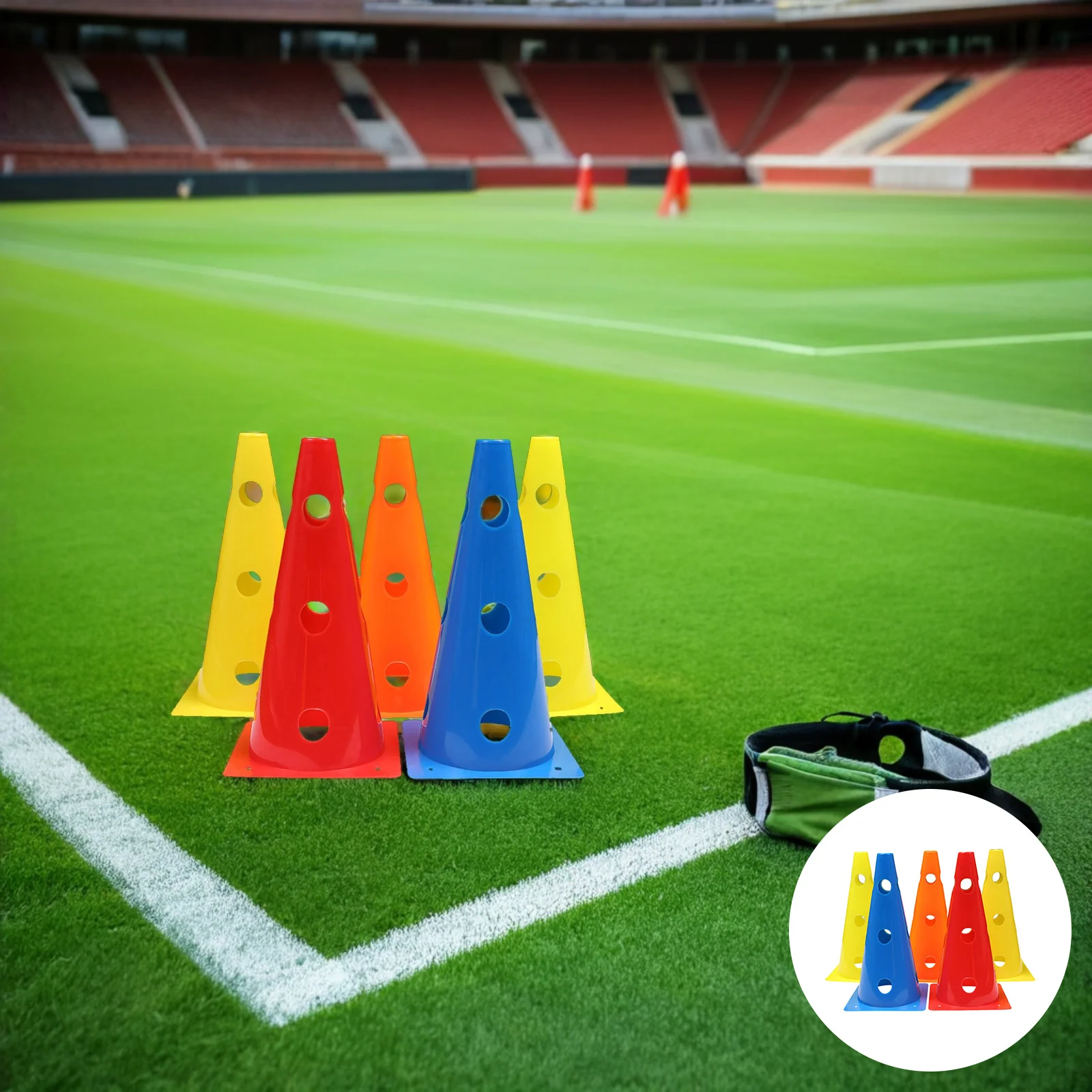 5pcs Football Training Cones Stackable Soccer Practice Markers Windproof Durable Outdoor Sports Training Equipment Pe Fitness
5pcs Football Training Cones Stackable Soccer Practice Markers Windproof Durable Outdoor Sports Training Equipment Pe Fitness