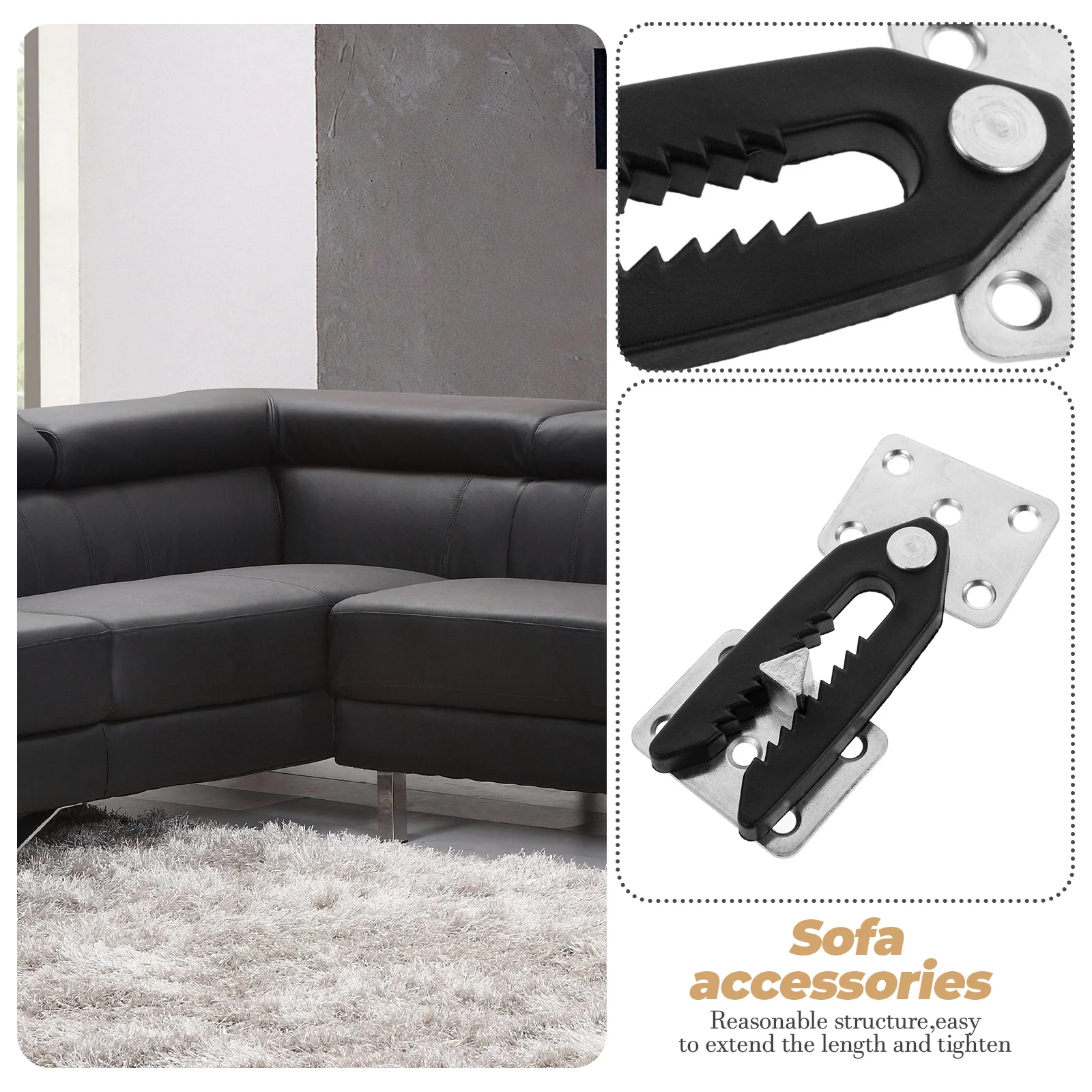 2pcs Sofa Metal Sectional Connectors Furniture Snap for Sofa Accessories Couch Fits For Couch Many Styles
2pcs Sofa Metal Sectional Connectors Furniture Snap for Sofa Accessories Couch Fits For Couch Many Styles