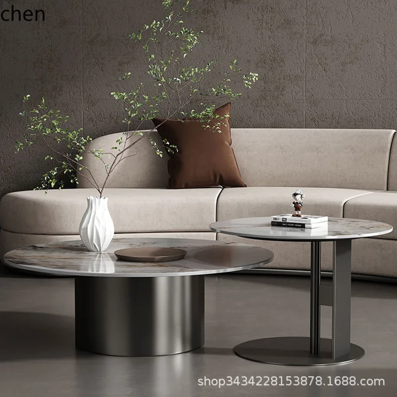 HYS Coffee Table Round Size Combination Modern Living Room Small Apartment Side Table
HYS Coffee Table Round Size Combination Modern Living Room Small Apartment Side Table