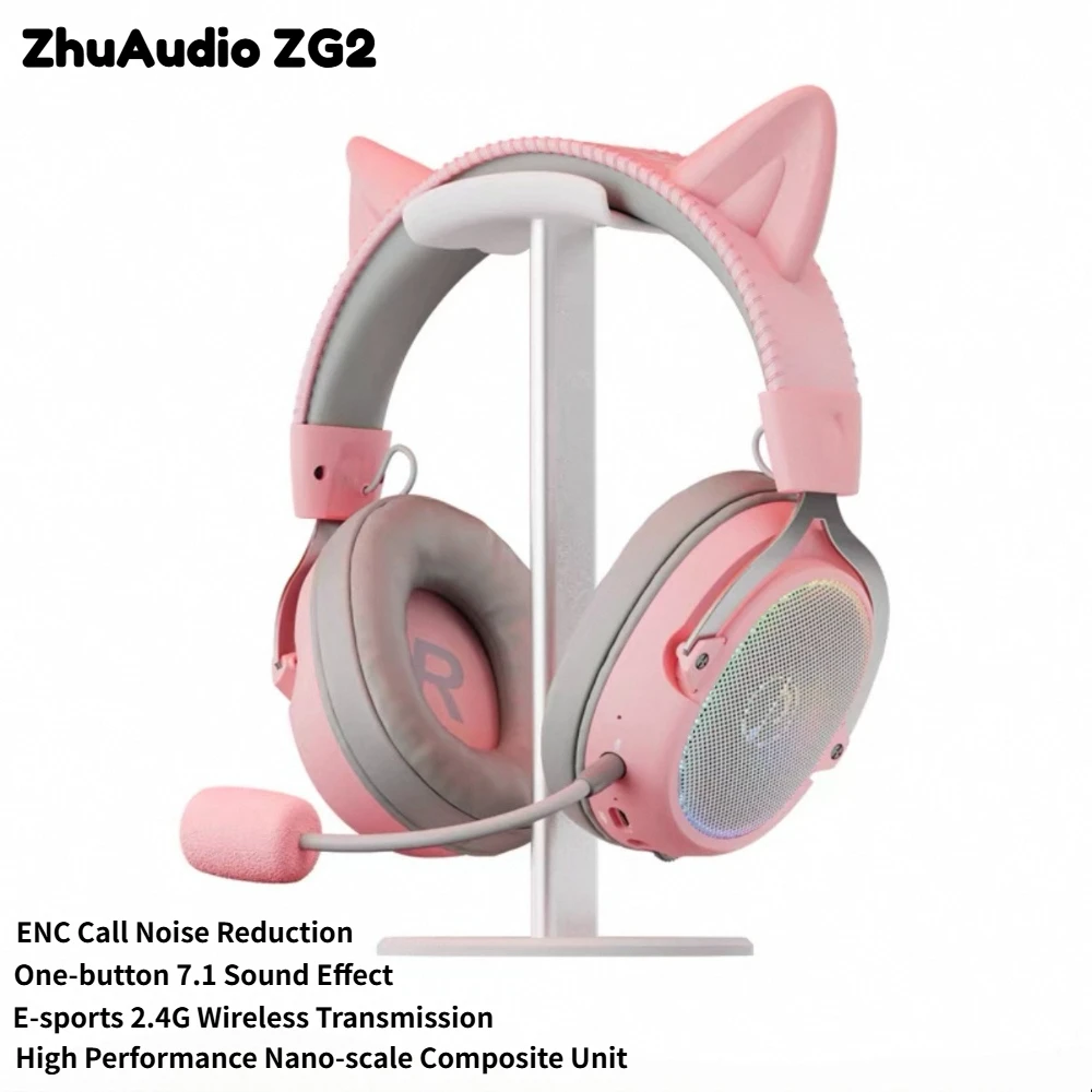 ZhuAudio XUANWU ZG2 E-sports Headset Tri-Mode 7.1 Sound Effects Low Latency Long Battery Life Custom E-sports Gaming Headset RGB
ZhuAudio XUANWU ZG2 E-sports Headset Tri-Mode 7.1 Sound Effects Low Latency Long Battery Life Custom E-sports Gaming Headset RGB