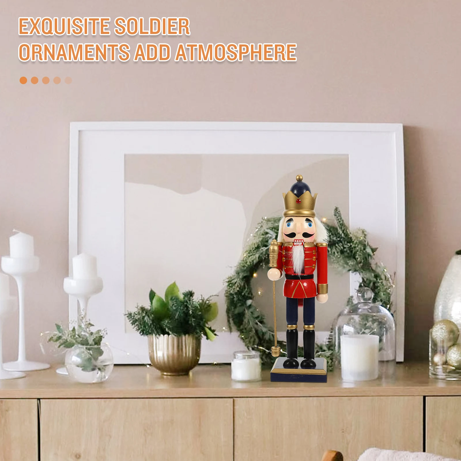 Wooden Nutcracker Statue Exquisite Classic Nutcracker Xmas Ornament Holiday Decoration Christmas Gift Choice Christmas Gift
Wooden Nutcracker Statue Exquisite Classic Nutcracker Xmas Ornament Holiday Decoration Christmas Gift Choice Christmas Gift
