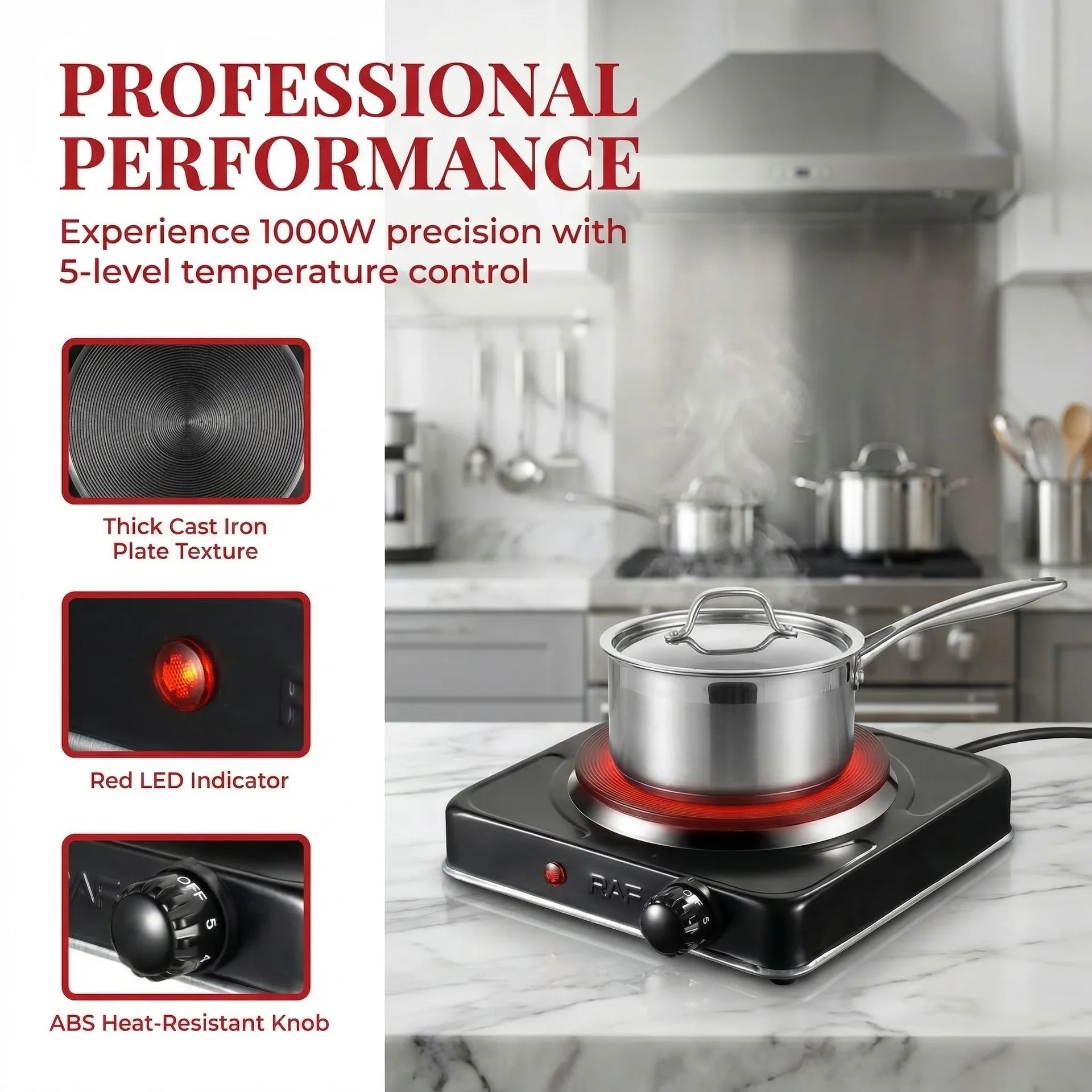 European standard electric ceramic stove, household single-head small electric stove, multifunctional for brewing tea and coffee
European standard electric ceramic stove, household single-head small electric stove, multifunctional for brewing tea and coffee