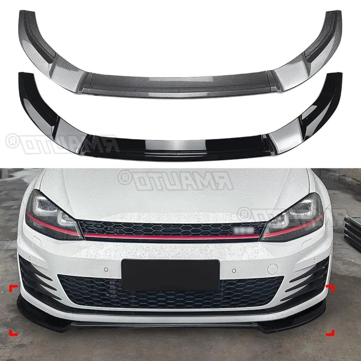 For Volkswagen Golf MK7 GTI R Rline Car Front Bumper Spoiler Lip Diffuser Modification Part Bumper Guard Protector Cover
For Volkswagen Golf MK7 GTI R Rline Car Front Bumper Spoiler Lip Diffuser Modification Part Bumper Guard Protector Cover