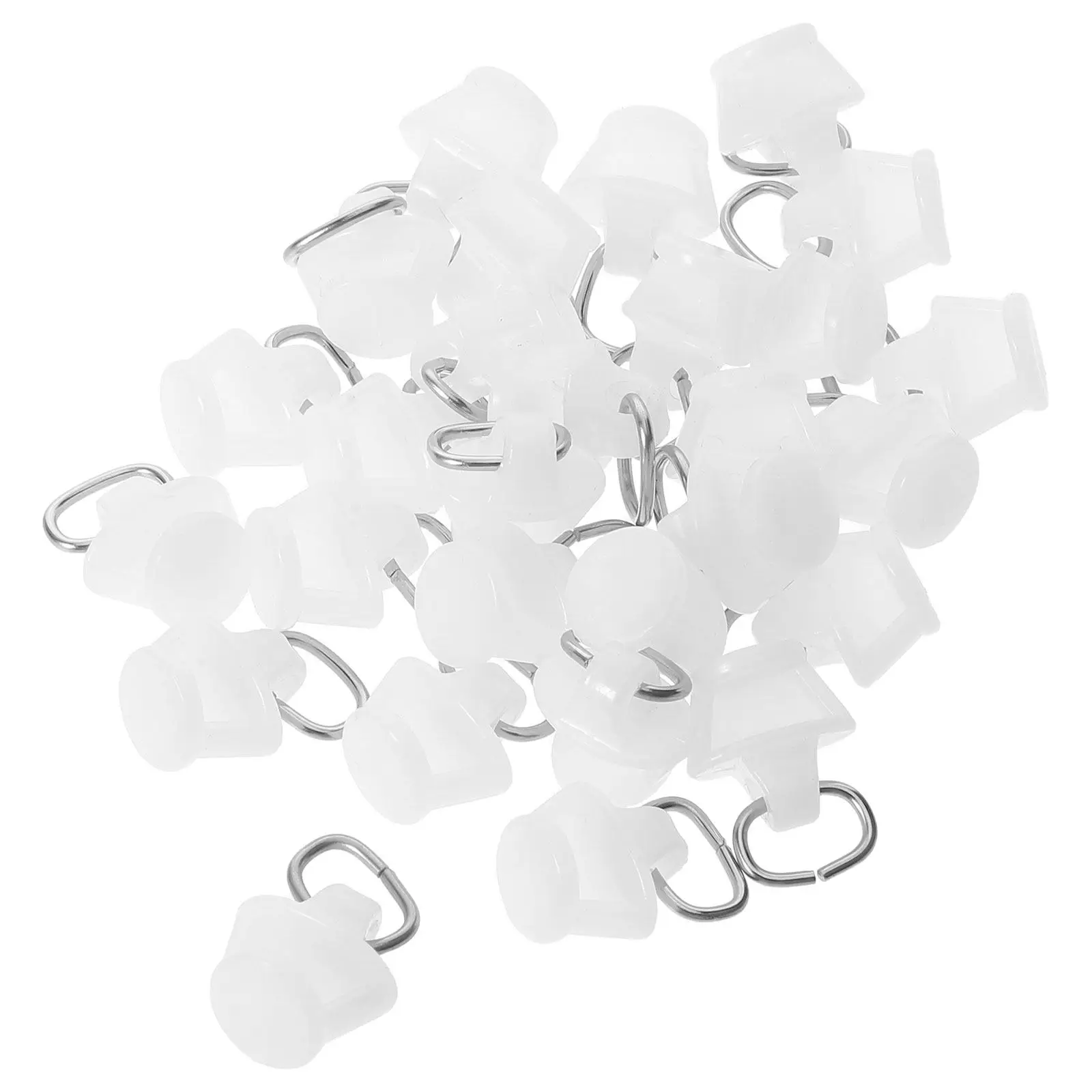 100Pcs Curtain Track Plastic Gliders Sliding Runners for Drapery Ceiling Rails Replacement Curtain Track Rollers Pulley Hooks
100Pcs Curtain Track Plastic Gliders Sliding Runners for Drapery Ceiling Rails Replacement Curtain Track Rollers Pulley Hooks