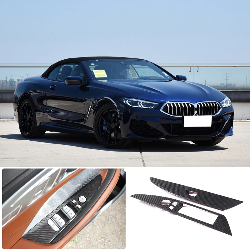 Window Lift Button Panel Trim Frame Cover Carbon Fiber Kit Car Interior Accessories Fit For BMW 8 Series G14 G15 2019-2022
Window Lift Button Panel Trim Frame Cover Carbon Fiber Kit Car Interior Accessories Fit For BMW 8 Series G14 G15 2019-2022