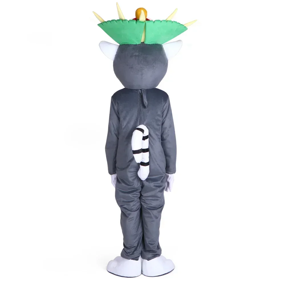 Adult Madagascar King Julian Lemur cartoon Mascot Costume Mascotte Christmas carvinal party for Halloween event performance
Adult Madagascar King Julian Lemur cartoon Mascot Costume Mascotte Christmas carvinal party for Halloween event performance