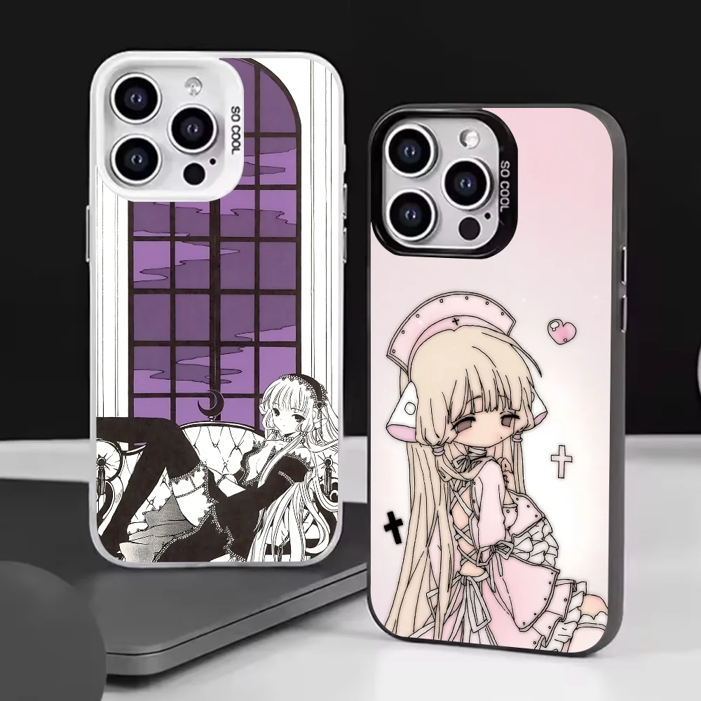 C-Chobits Pretty Phone Case For IPhone 16 15 14 13 12 11 Pro Max Plus Color Shockproof Back Silver Cover
C-Chobits Pretty Phone Case For IPhone 16 15 14 13 12 11 Pro Max Plus Color Shockproof Back Silver Cover