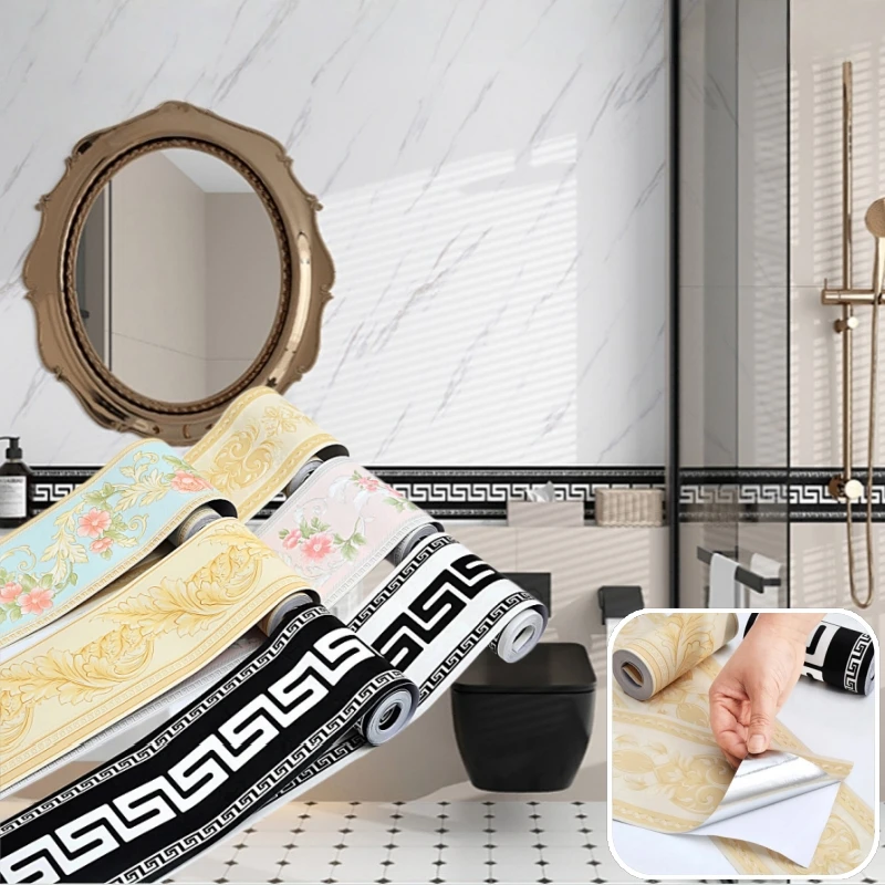 1 Roll Self-Adhesive Decorative Wall Trim, Removable Waterproof Wall Sticker Peel and Stick Wallpaper Border for Home Renovation
1 Roll Self-Adhesive Decorative Wall Trim, Removable Waterproof Wall Sticker Peel and Stick Wallpaper Border for Home Renovation