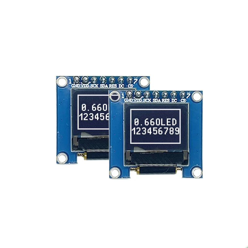 OLED-модуль с дисплеем 0,66 дюйма, 64*48, ЖК-модуль, 7-контактный интерфейс SPI, SSD1306, дисковод OLED
OLED-модуль с дисплеем 0,66 дюйма, 64*48, ЖК-модуль, 7-контактный интерфейс SPI, SSD1306, дисковод OLED