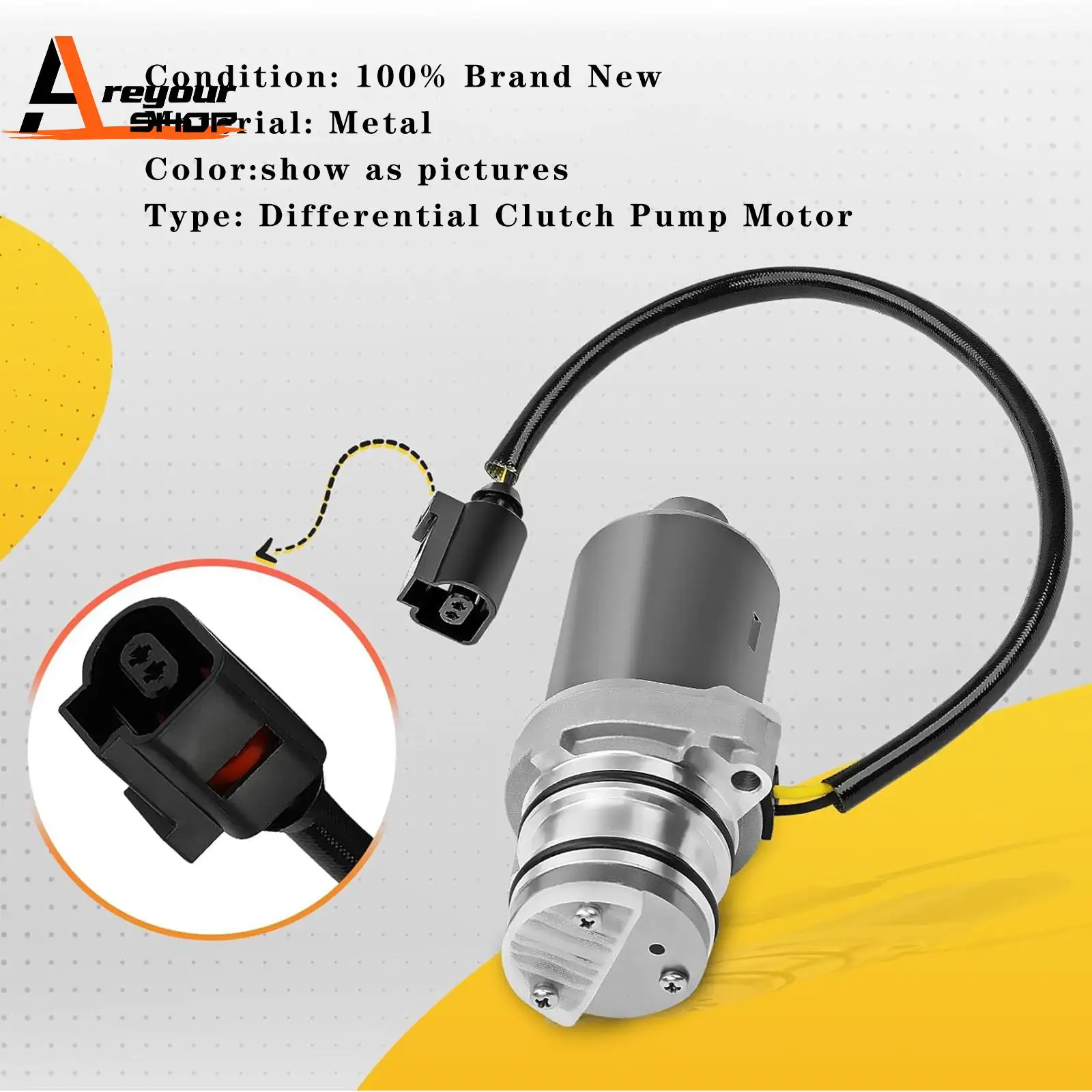 Differential Clutch Pump Motor 0AY598549A for Audi A3 Quattro RS Q3 TT 2009-2013
Differential Clutch Pump Motor 0AY598549A for Audi A3 Quattro RS Q3 TT 2009-2013