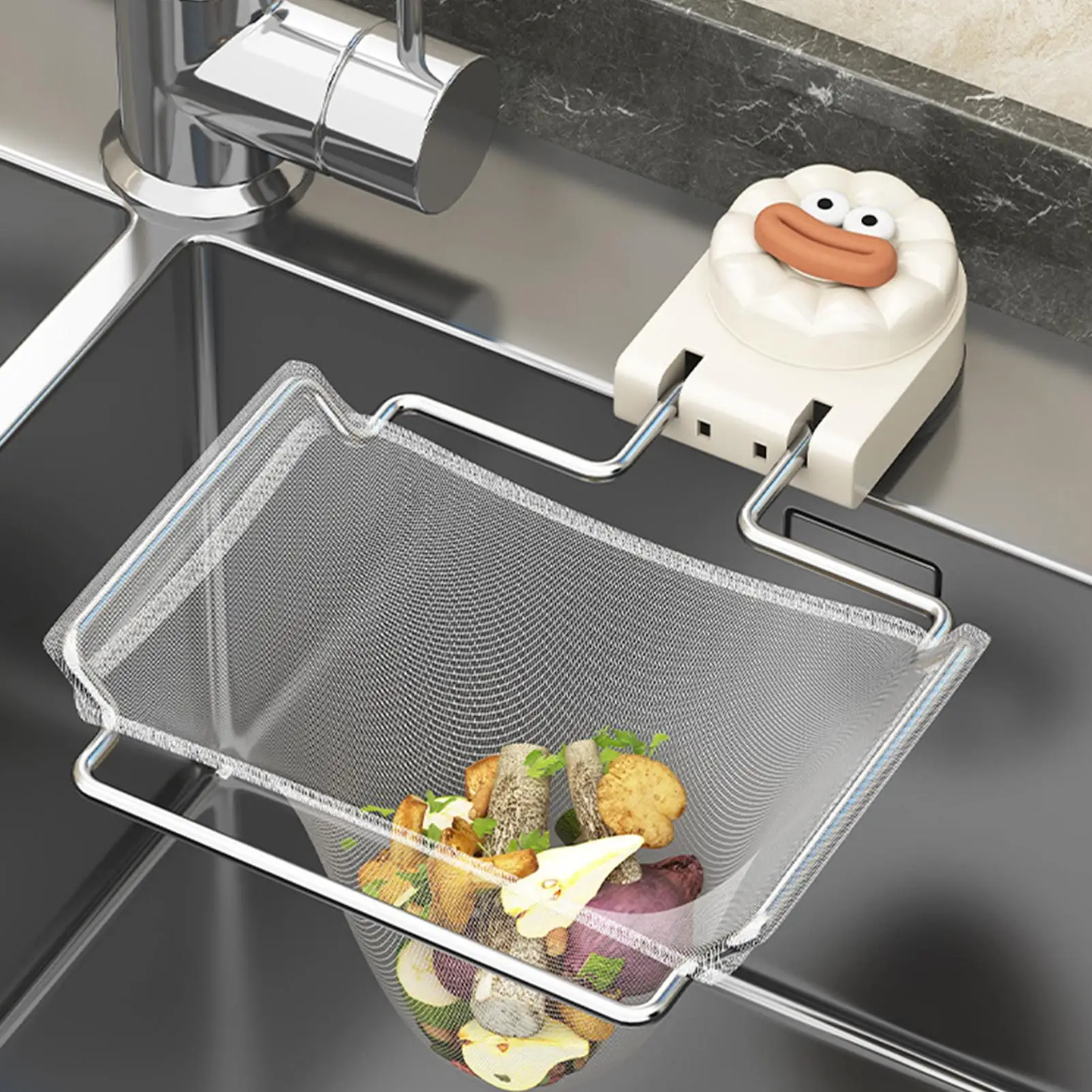 Ситечко для раковины, складная корзина для улавливания еды, сито для раковины с 50 фильтрующими сетчатыми мешками для домашней кухни, ванной комнаты, дома, овощей
Ситечко для раковины, складная корзина для улавливания еды, сито для раковины с 50 фильтрующими сетчатыми мешками для домашней кухни, ванной комнаты, дома, овощей