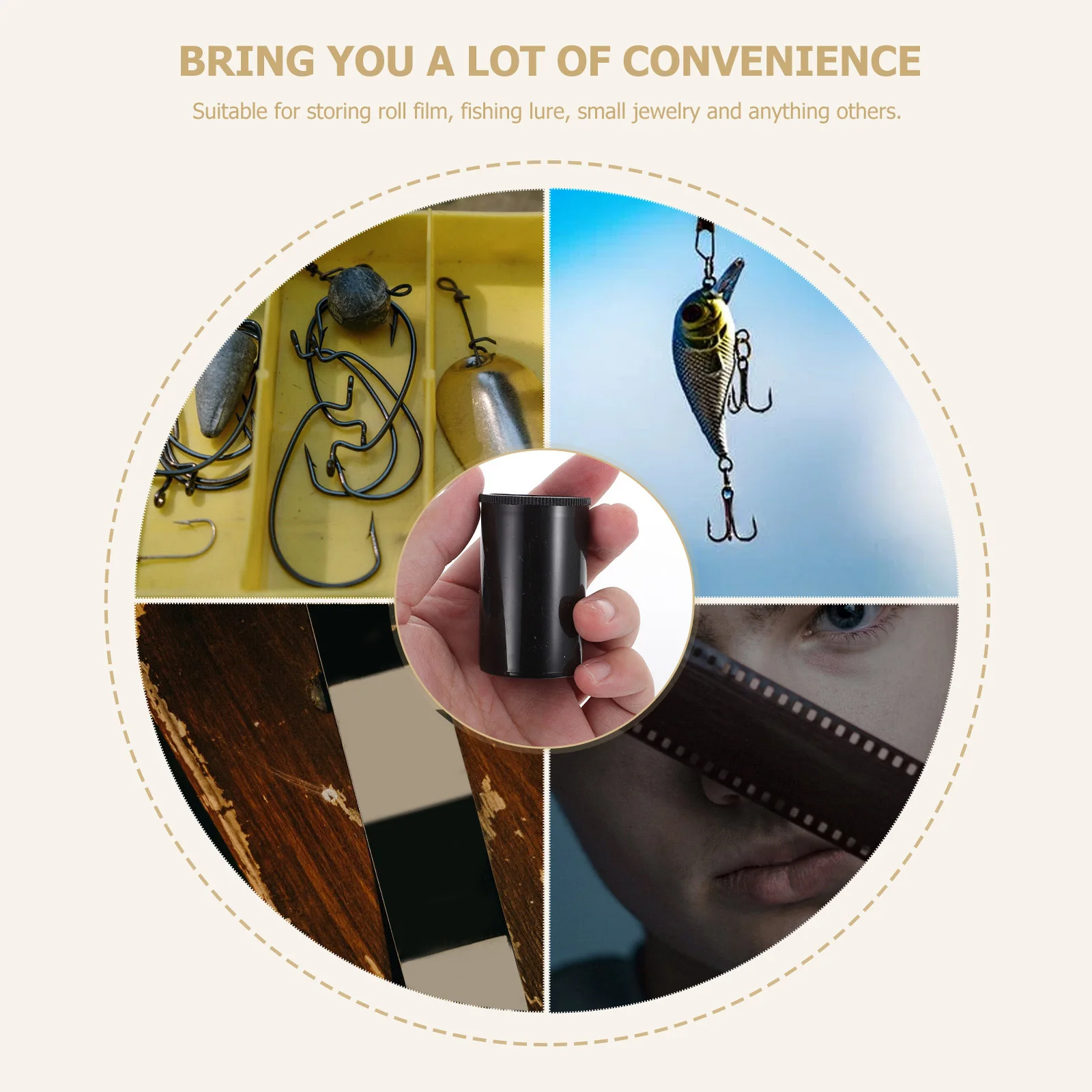 36Pcs Film Canisters Plastic Storage Box Lids Protective Roll Film Containers Camera Reel Storage Case for Fishing Lure Jewelry
36Pcs Film Canisters Plastic Storage Box Lids Protective Roll Film Containers Camera Reel Storage Case for Fishing Lure Jewelry