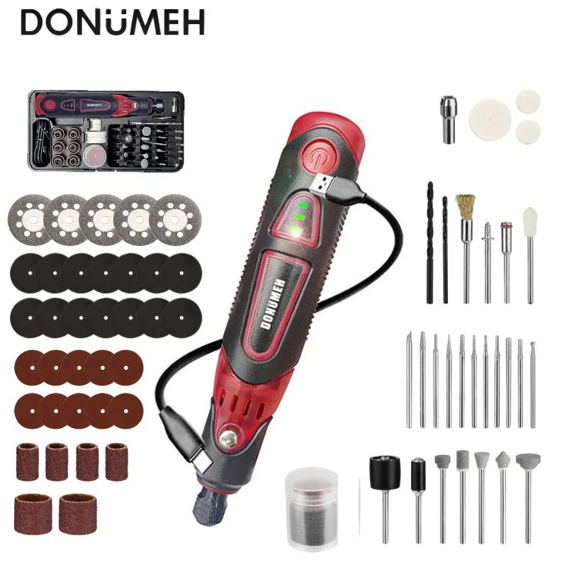 Mini Electric Engraving Drill Pen Kit 3-Speed USB-C Grinder Tool for DIY Wood Metal Glass – Red Transparent
Mini Electric Engraving Drill Pen Kit 3-Speed USB-C Grinder Tool for DIY Wood Metal Glass – Red Transparent