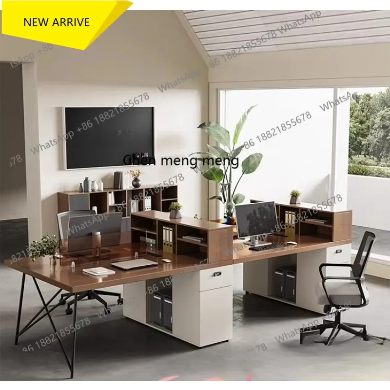 M138 Офисный стол и стул из массива дерева для сотрудников, современный простой рабочий стол на четыре человека с легкой роскошкой и элитным дизайном Fe
M138 Офисный стол и стул из массива дерева для сотрудников, современный простой рабочий стол на четыре человека с легкой роскошкой и элитным дизайном Fe