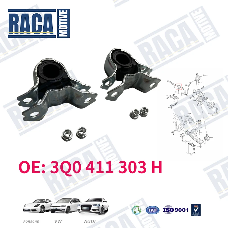 For VW Passat Arteon Audi Q3 Seat Tarraco Skoda Front Axle Stabilizer Bar Balancing Bar Bushing Assembly 3Q0411303H 3Q0411303J
For VW Passat Arteon Audi Q3 Seat Tarraco Skoda Front Axle Stabilizer Bar Balancing Bar Bushing Assembly 3Q0411303H 3Q0411303J