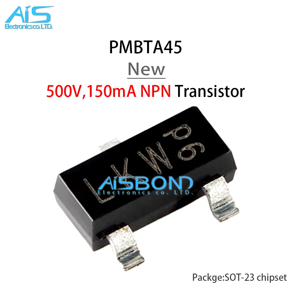 10Pcs/Lot New PMBT3904 W1A PMBT4403 2T PMBTA06 W1G PMBTA45 LKW SOT23 NPN PNP transistor
10Pcs/Lot New PMBT3904 W1A PMBT4403 2T PMBTA06 W1G PMBTA45 LKW SOT23 NPN PNP transistor