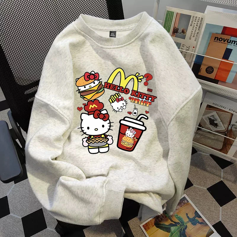 Лидер продаж 2024, толстовка с капюшоном Kawaii Hello Kitty, детская одежда, одежда для девочек, модная одежда для мальчиков, осенняя толстовка, детские топы
Лидер продаж 2024, толстовка с капюшоном Kawaii Hello Kitty, детская одежда, одежда для девочек, модная одежда для мальчиков, осенняя толстовка, детские топы
