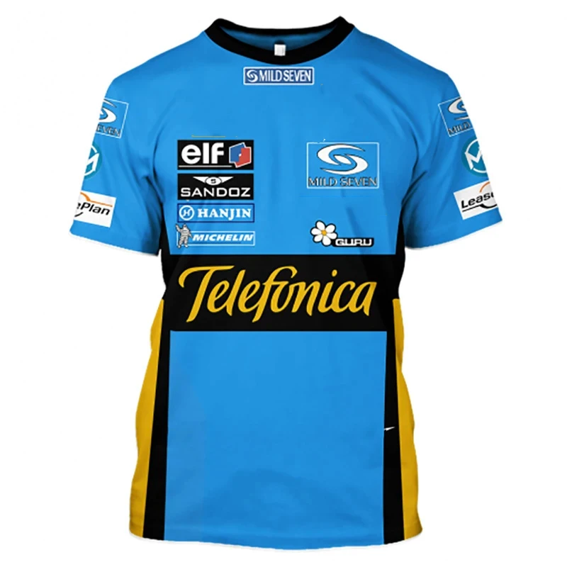 2024 summer hot selling F1 racing retro Alonso seven star round neck short sleeved outdoor racing fashion casual sports plus siz
2024 summer hot selling F1 racing retro Alonso seven star round neck short sleeved outdoor racing fashion casual sports plus siz