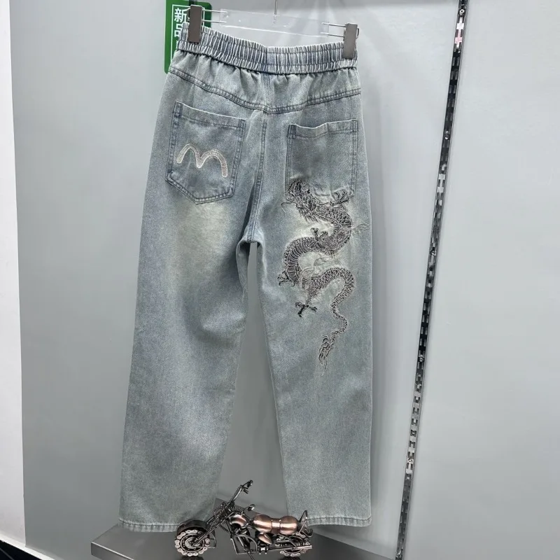 Embroidery Jeans for Men Clothing Street Fashion Hip Hop Vintage Mens Jeans Loose Casual Waist Baggy Jeans Men Pants
Embroidery Jeans for Men Clothing Street Fashion Hip Hop Vintage Mens Jeans Loose Casual Waist Baggy Jeans Men Pants