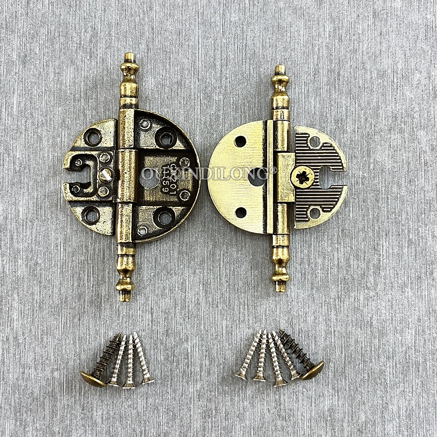 Antique 6PCS Zinc Alloy Furniture Hinges Cupboard Closet Bookcase Dresser Cabinet Door Hinges + Screws
Antique 6PCS Zinc Alloy Furniture Hinges Cupboard Closet Bookcase Dresser Cabinet Door Hinges + Screws