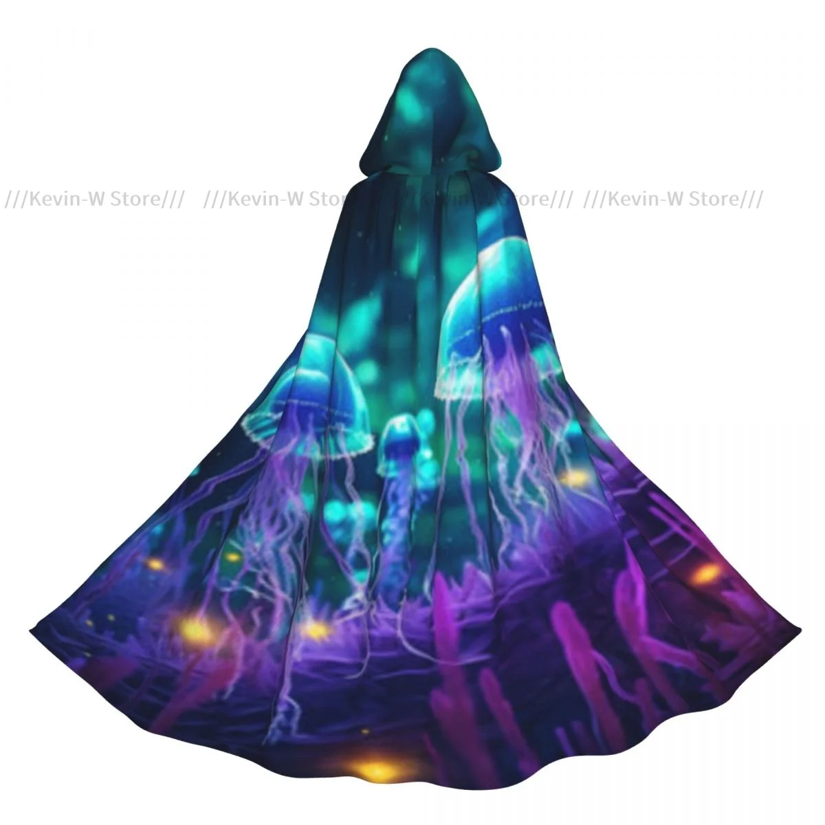 Unisex Witch Party Reversible Hooded Adult Vampires Cape Cloak Jellyfish In The Sea Cyberpunk Style
Unisex Witch Party Reversible Hooded Adult Vampires Cape Cloak Jellyfish In The Sea Cyberpunk Style