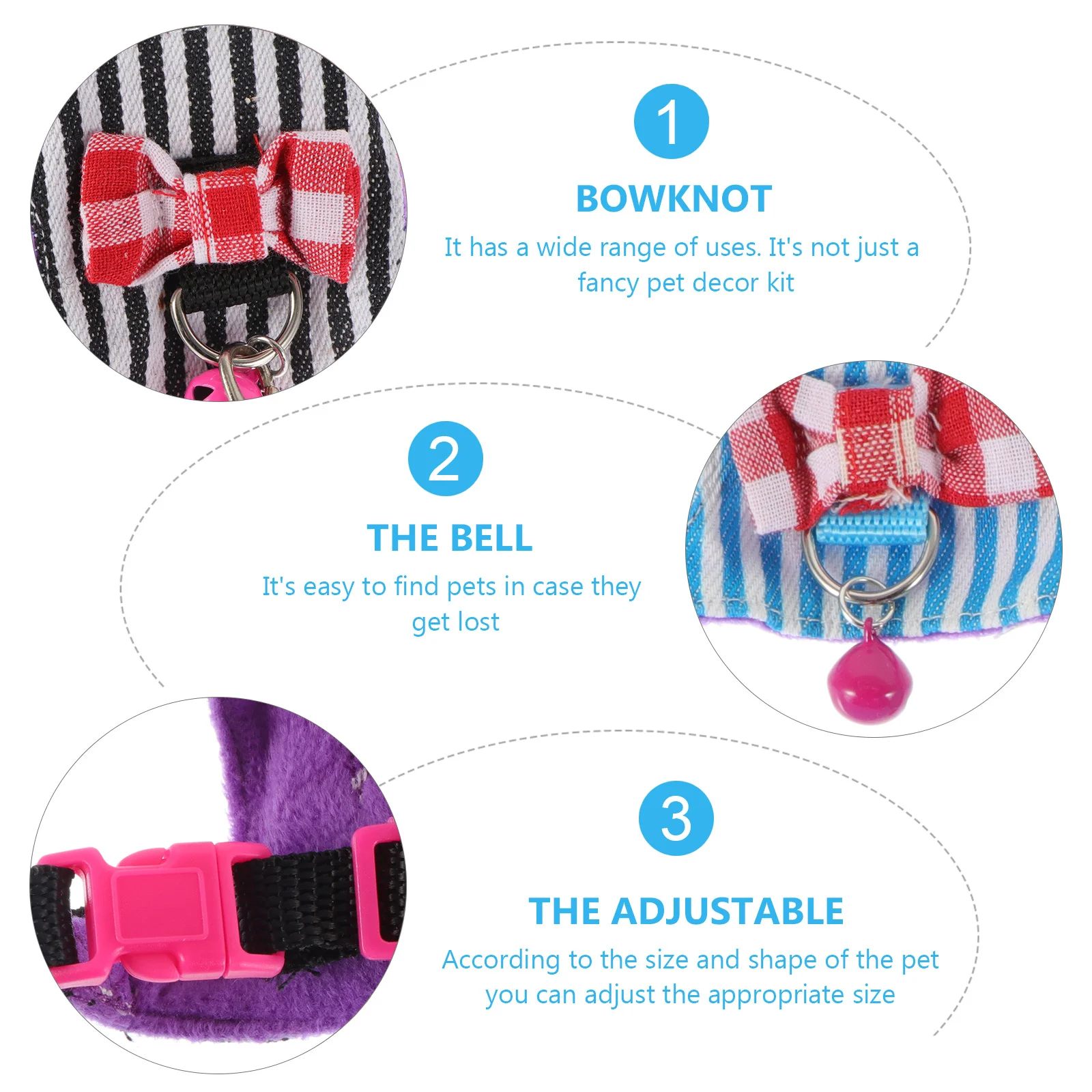 2Sets Pet Chest Harness Stylish Decorative Hamster Leash Breathable Comfortable Portable Rat Harness Portable Hamster Leash
2Sets Pet Chest Harness Stylish Decorative Hamster Leash Breathable Comfortable Portable Rat Harness Portable Hamster Leash